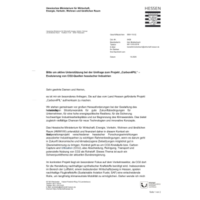 Carbon4PtL Umfrage